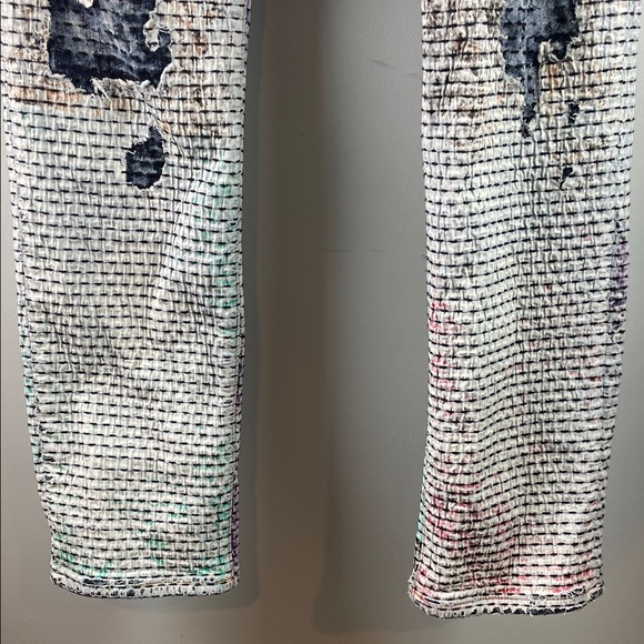 Embellish Distressed Jeans Size 36 - Picture 4 of 16